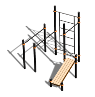 Спортивный комплекс воркаут ВС-98 в Москве