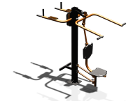 Уличный тренажер "Верхняя тяга Брусья Пресс" УТ339 в Москве