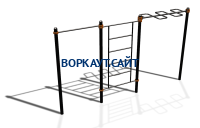 Спортивный комплекс воркаут ВС-129 в Москве