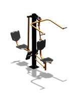 Уличный тренажер "Верхняя тяга Жим ногами" УТ322 в Москве