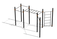 Спортивный комплекс воркаут ВС-117 в Москве