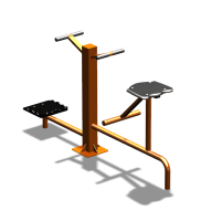 Уличный тренажер "Твистер стоя Твистер сидя" УТ323 в Москве