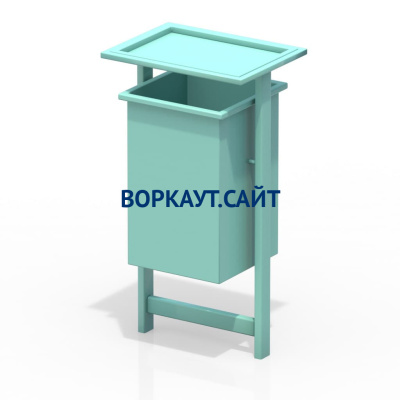 Урна с крышкой МАФ 1631 в Москве Урна с крышкой МАФ 1631 в Москве