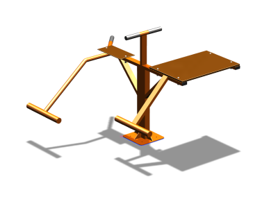 Уличный тренажер "Пресс Гиперэкстензия" УТ327 в Москве