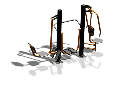 Уличный тренажер "Жим ногами Шагомер Жим от груди" УТ333 в Москве