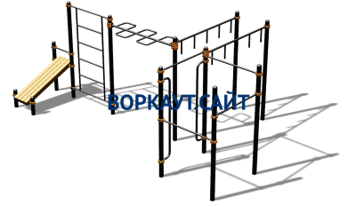 Спортивный комплекс воркаут ВС-195 в Москве