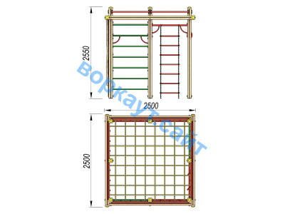 Детский спортивный комплекс ДСК 3110 в Москве