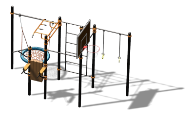 Спортивный комплекс воркаут ВС-104 в Москве