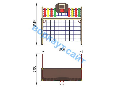 Детский спортивный комплекс ДСК 3101 в Москве