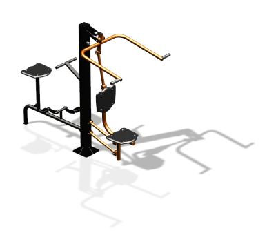 Уличный тренажер "Верхняя тяга Вело" УТ340 в Москве