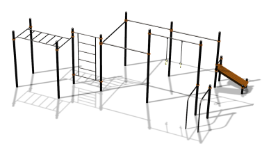 Спортивный комплекс воркаут ВС-153 в Москве