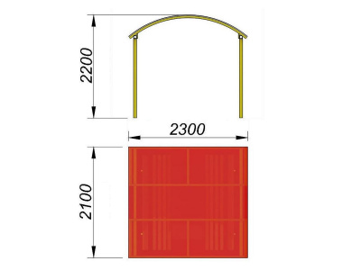 Навес судейский МАФ 4004 в Москве