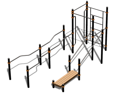 Спортивный комплекс воркаут ВС-194 в Москве