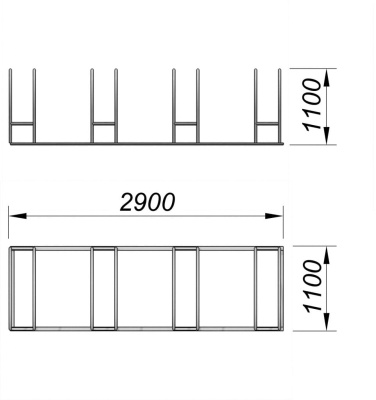 Велопарковка МАФ 6002 в Москве