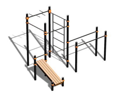 Спортивный комплекс воркаут ВС-91 в Москве