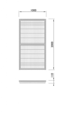 Калитка спортивной площадки МАФ 5105 в Москве