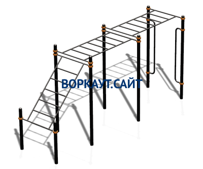 Спортивный комплекс воркаут ВС-190 в Москве