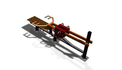 Силовой уличный тренажер  "Жим лежа"  УТ411 в Москве