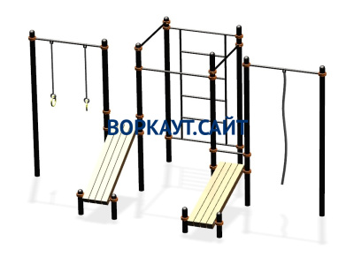 Спортивный комплекс воркаут ВС-44 в Москве