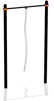 Турник с гимнастическим канатом ВС-34 в Москве