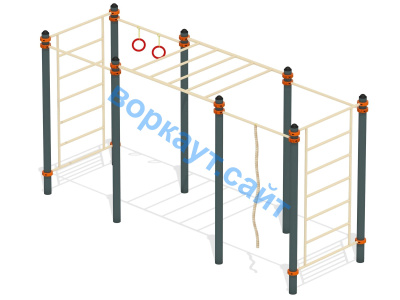 Воркаут комплекс гимнастический  ВС-24 в Москве