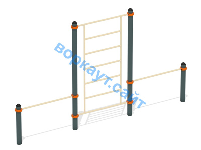 Шведская стенка с перекладинами ВС-13 в Москве