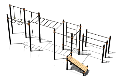 Спортивный комплекс воркаут ВС-77 в Москве