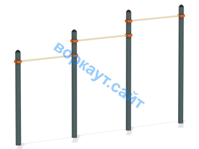 Турник тройной ВС-4 в Москве