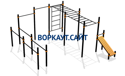 Спортивный комплекс воркаут ВС-109 в Москве