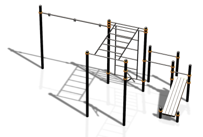 Спортивный комплекс воркаут ВС-87 в Москве