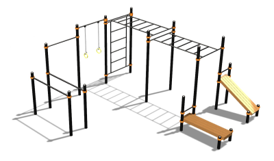 Спортивный комплекс воркаут ВС-71 в Москве