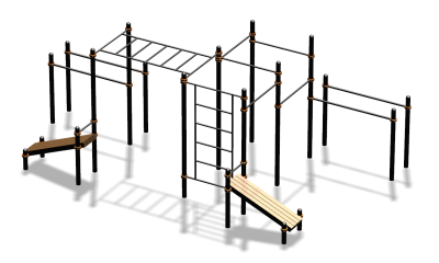 Спортивный комплекс воркаут ВС-100 в Москве