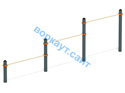 Каскад турников тройной ВС-6 в Москве