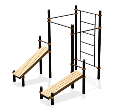 Спортивный комплекс воркаут ВС-42 в Москве