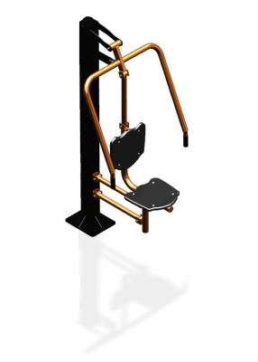 Уличный тренажер "Жим от груди одинарный" УТ 111 в Москве