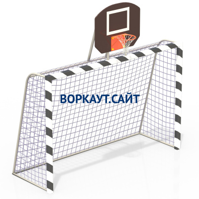 Ворота с баскетбольным щитом СИО 3512 в Москве Ворота с баскетбольным щитом СИО 3512 в Москве