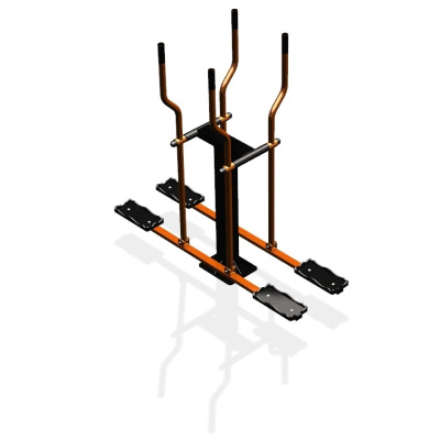 Уличный тренажер  "Лыжи двойные"   УТ210 в Москве
