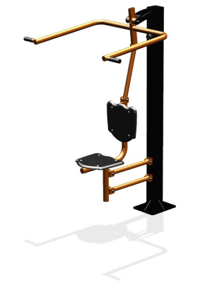Уличный тренажер "Верхняя тяга одинарный" УТ 114 в Москве