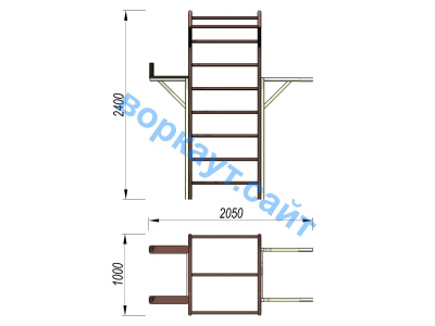 Детский спортивный комплекс 3 в 1 ДСК 3103 в Москве