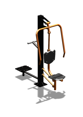 Уличный тренажер "Жим от груди Твистер" УТ328 в Москве