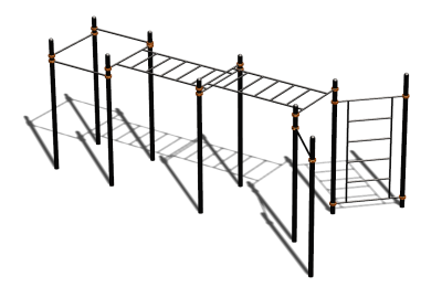 Спортивный комплекс воркаут ВС-118 в Москве