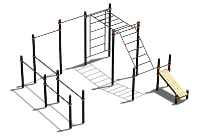 Спортивный комплекс воркаут ВС-146 в Москве
