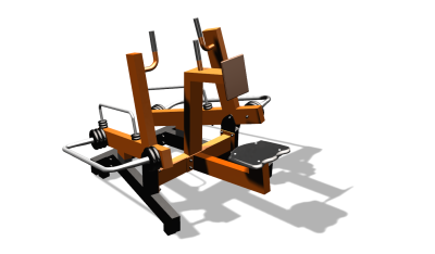 Силовой уличный тренажер  "Рычажная тяга"  УТ419 (тренажер находится на оптимизации у производства  и внешне может отличится от заявленной картинки в Москве