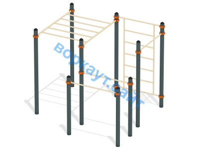 Спортивный комплекс воркаут ВС-48 в Москве