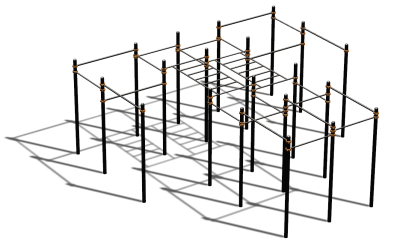 Спортивный комплекс воркаут ВС-136 в Москве