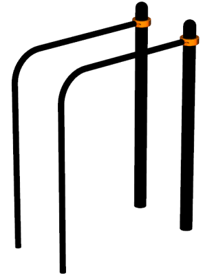 Воркаут брусья приставные ВС-39 в Москве