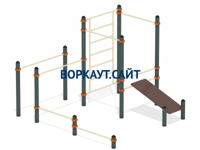 Спортивный комплекс воркаут ВС-43 в Москве