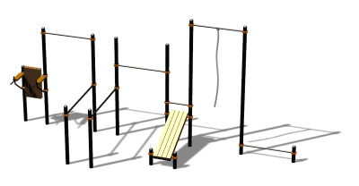 Спортивный комплекс воркаут ВС-90 в Москве