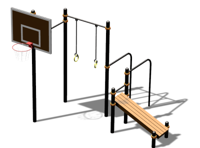 Спортивный комплекс воркаут ВС-143 в Москве