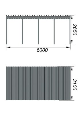 Теневой навес трибун МАФ 4130 в Москве